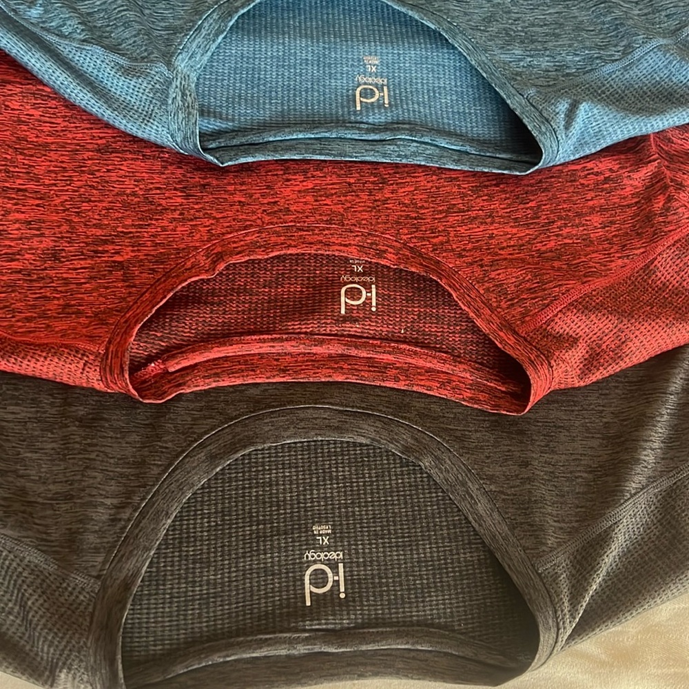 Ideology Mens - Preformance / Training  Crewneck Short Sleeve T-Shirt XL  3 PACK